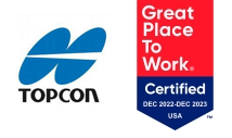 Topcon Logo Great Place to Work Certified 22-23